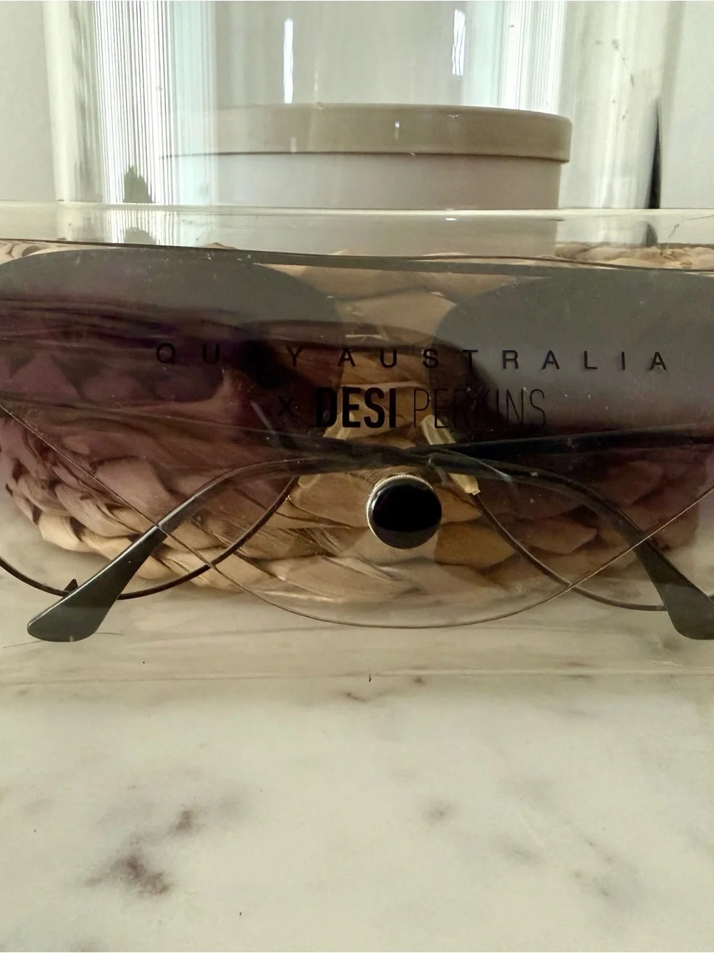 Quay Australia Women's Purple Gradient Aviator Sunglasses